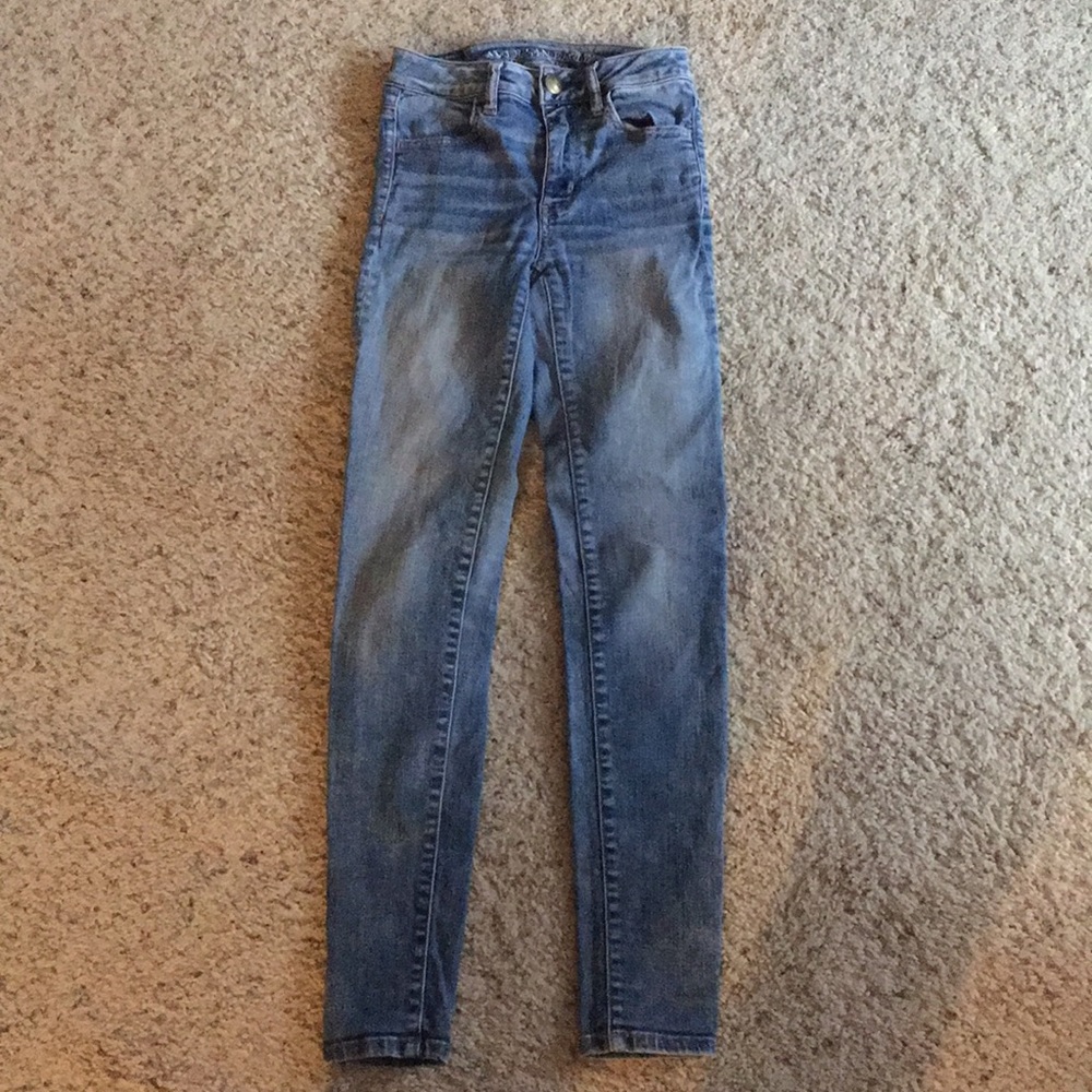 American eagle jegging high rise size 00